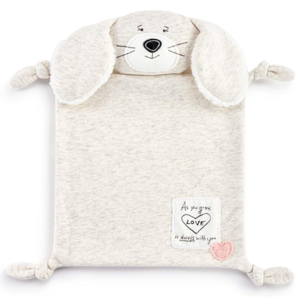 Bunny Blankie 12" x 9" Poetic Threads As You Grow Childrens Plush Animal